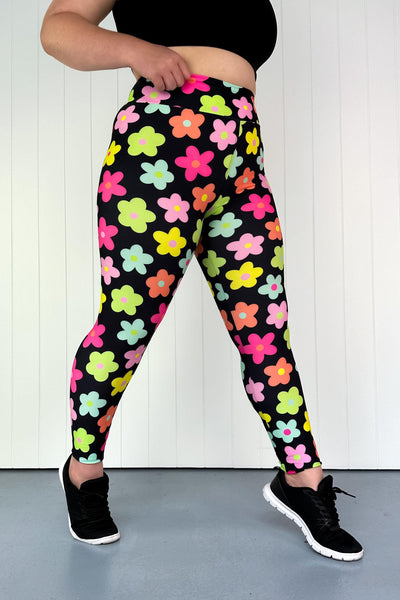 Colourpop Flowers - Casual - Full Leggings