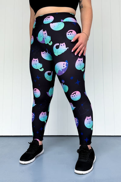 Celestial Cat - Casual - Full Leggings