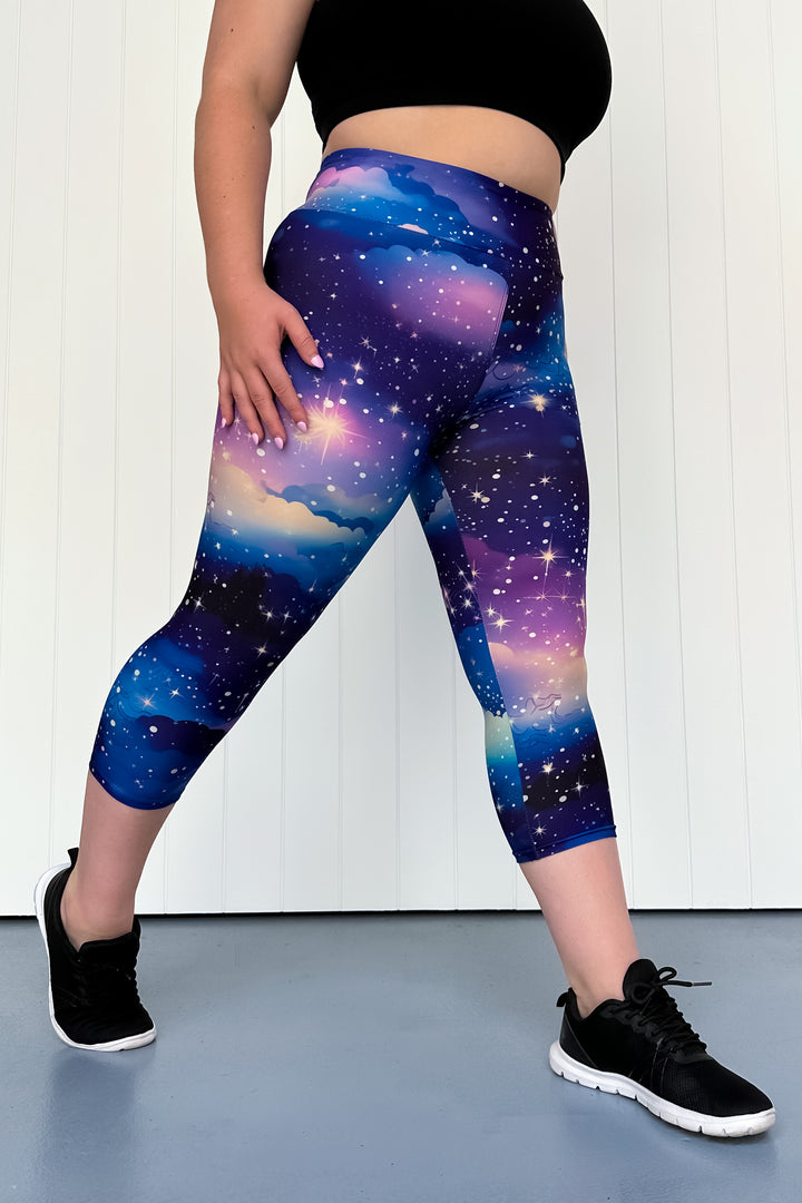 Twilight Sky - Casual - Capri Leggings