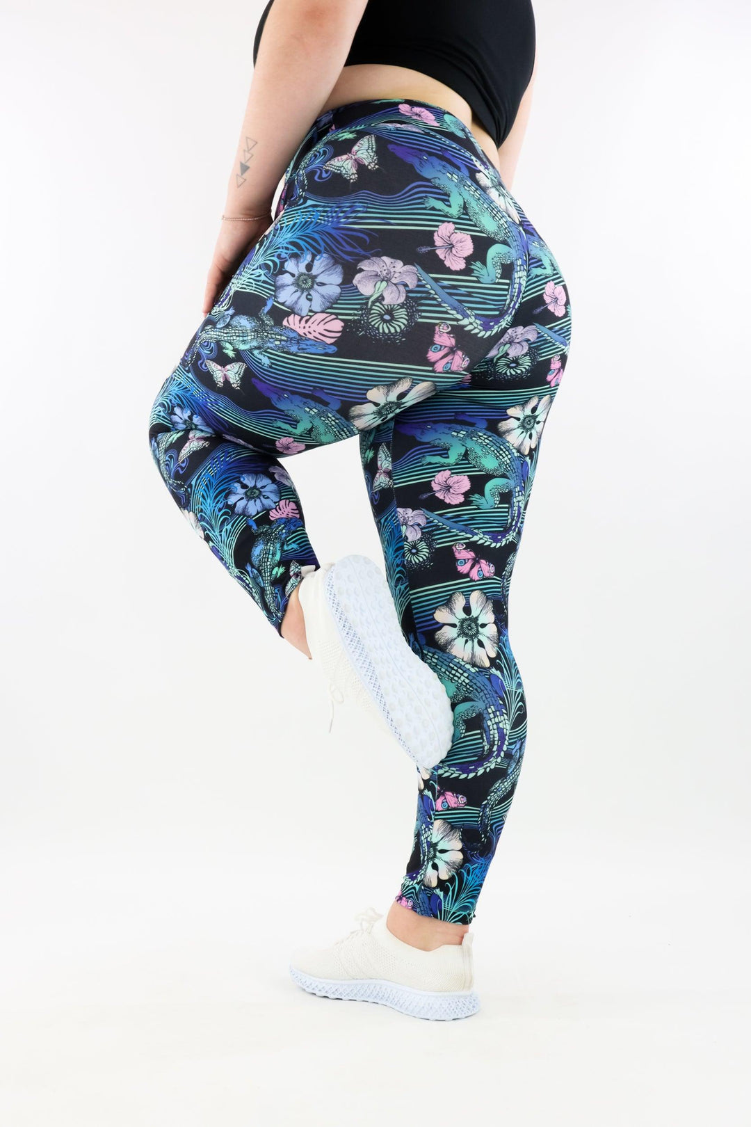 Crocodile Tropics - Casual - Long Full Leggings