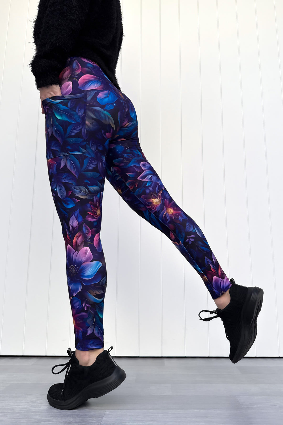 Obsidian Petal - Casual - Full Leggings - Pockets