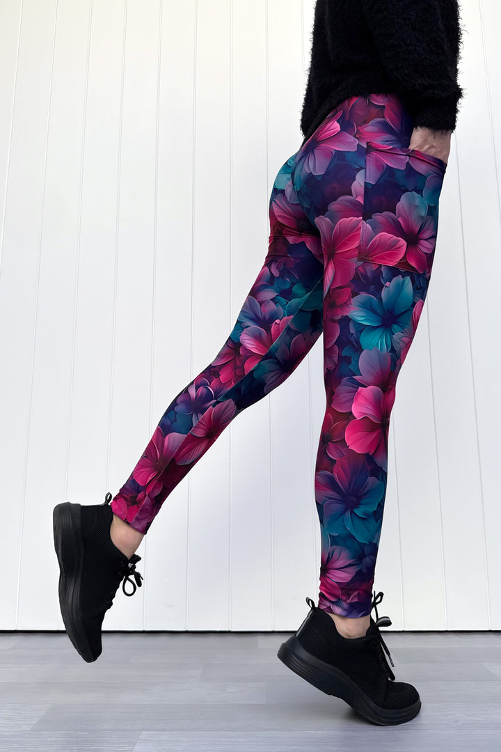 Bloom Lust - Casual - Full Leggings - Pockets