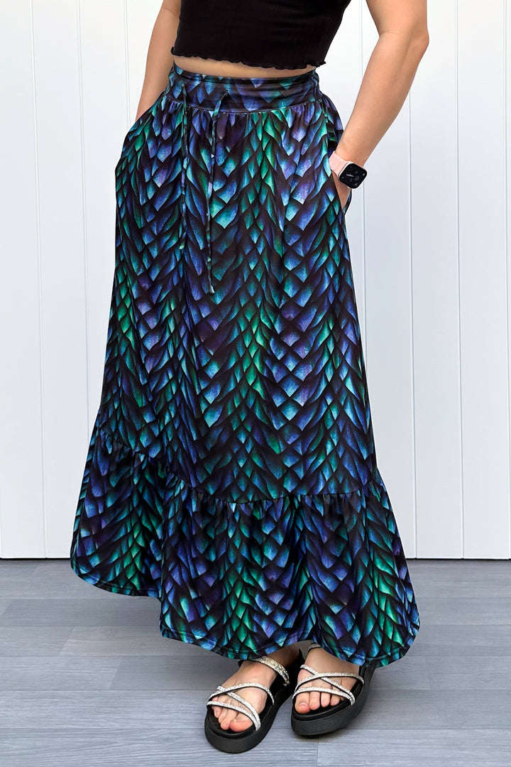 Selene Maxi Skirt - Dragon Keeper - Pockets