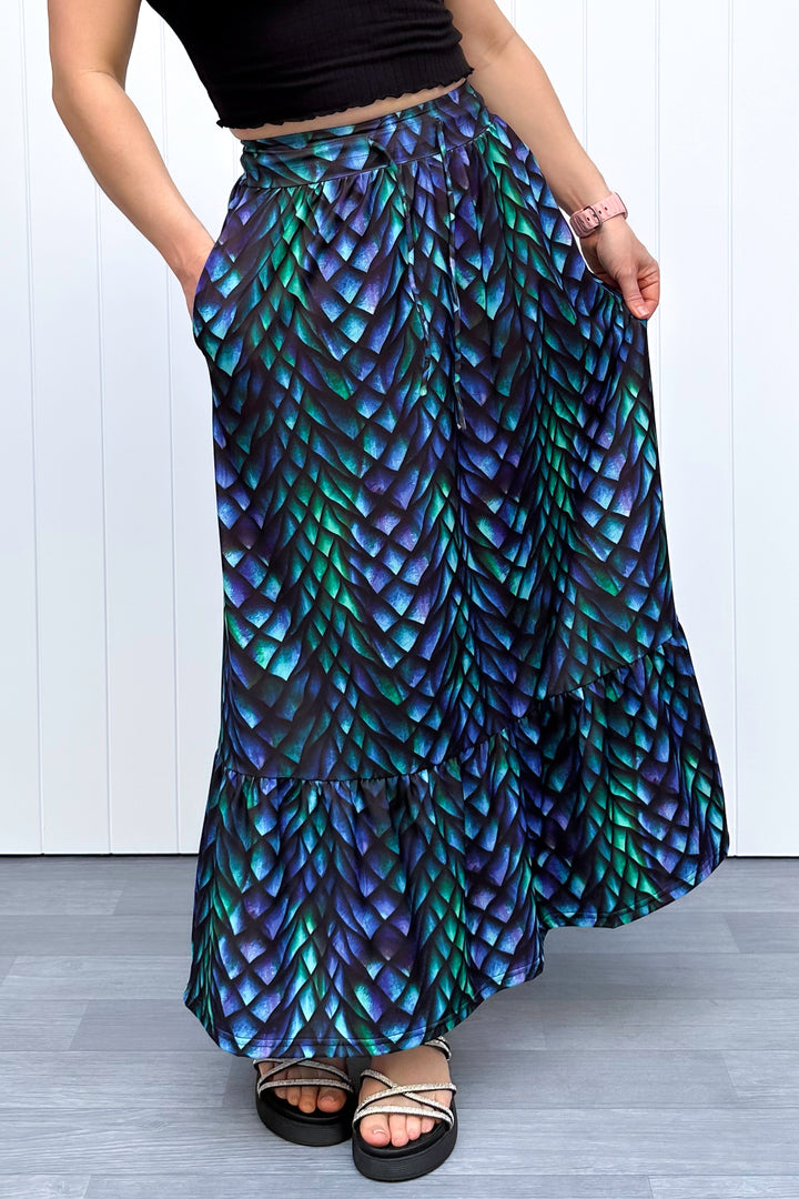 Selene Maxi Skirt - Dragon Keeper - Pockets