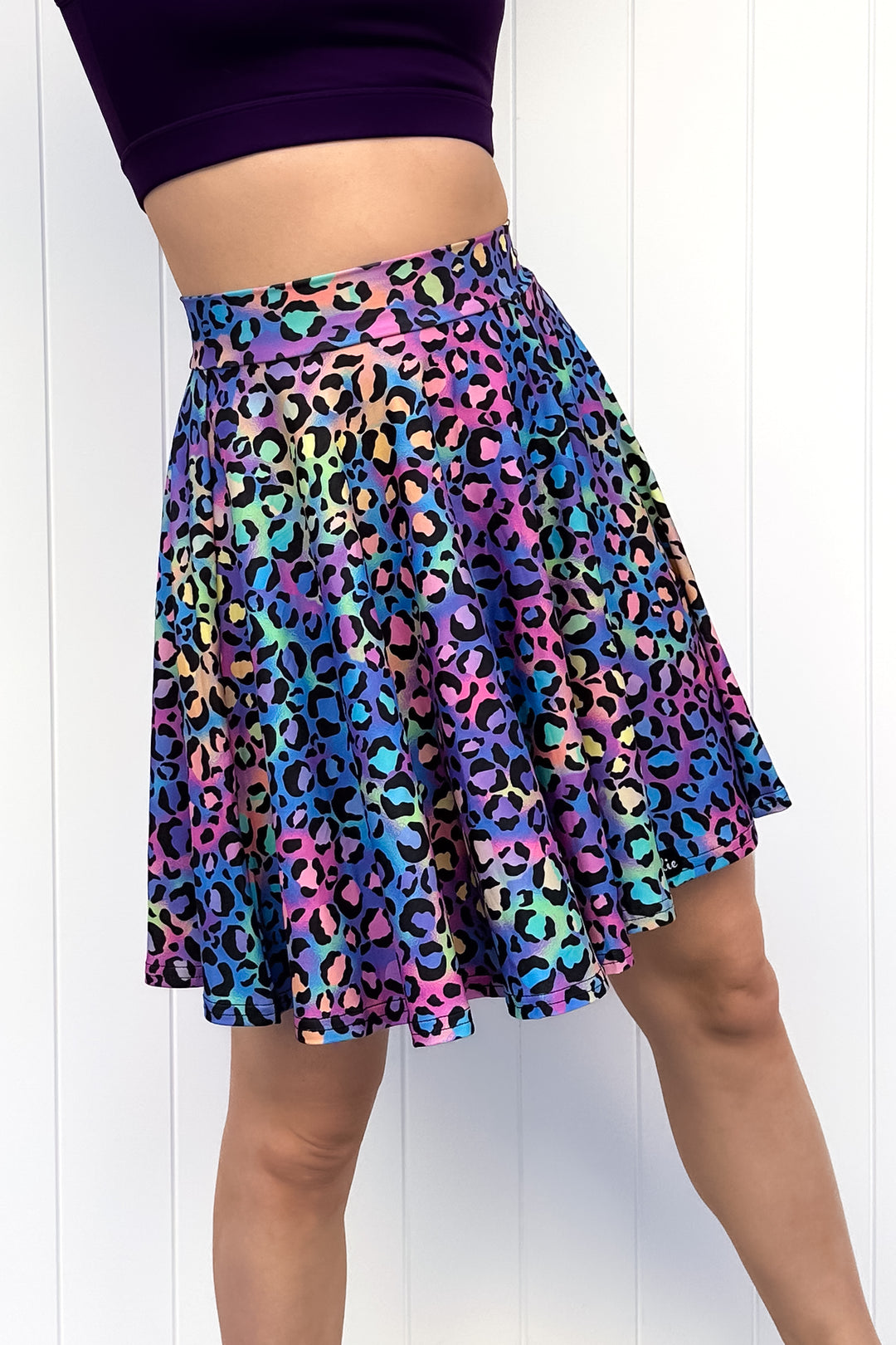 Seraphine Mini Skirt - Vivid Leopard