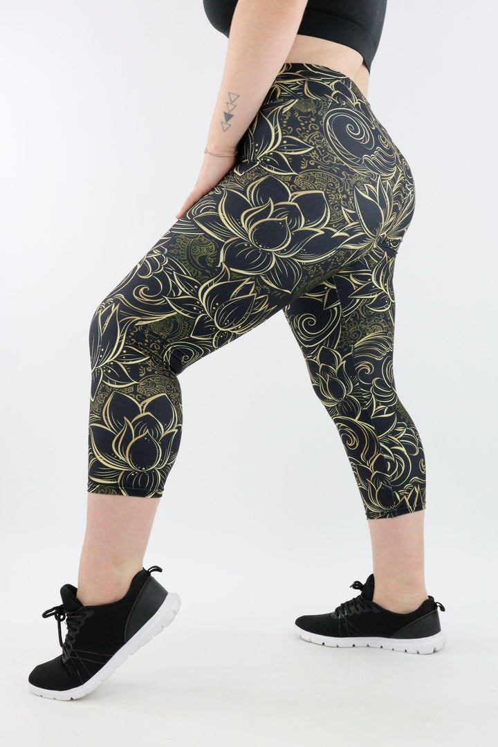 Luxury Lotus - Casual - Capri Leggings Casual Capri Leggings Pawlie   