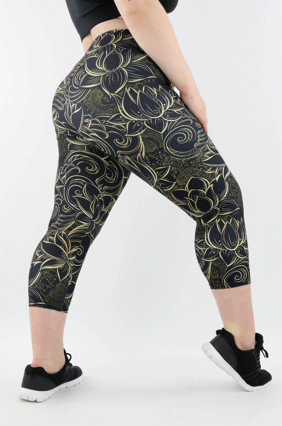 Luxury Lotus - Casual - Capri Leggings Casual Capri Leggings Pawlie   