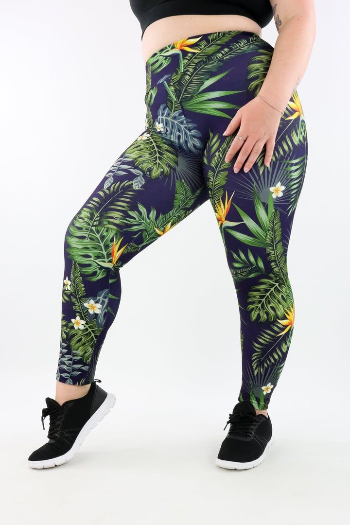 Tropical Night - Casual - Full Leggings Casual Full Leggings Pawlie   