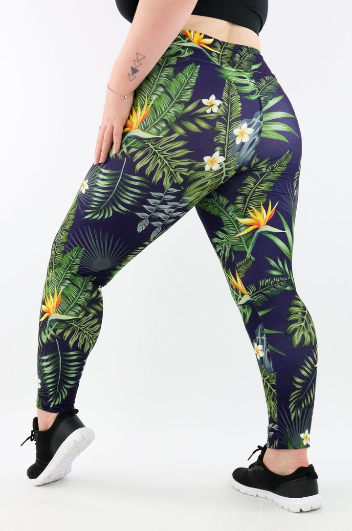 Tropical Night - Casual - Full Leggings Casual Full Leggings Pawlie   