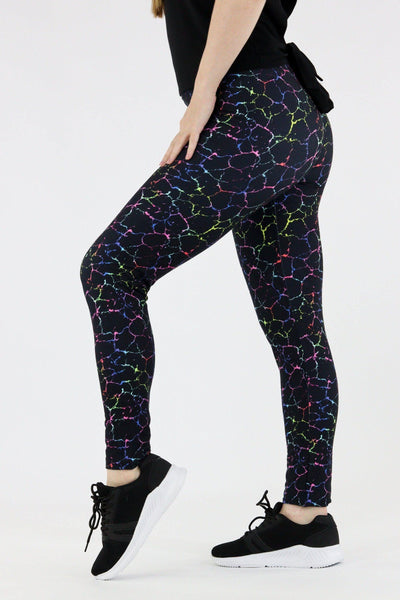 Rainbow Marble - Casual - Long Full Leggings