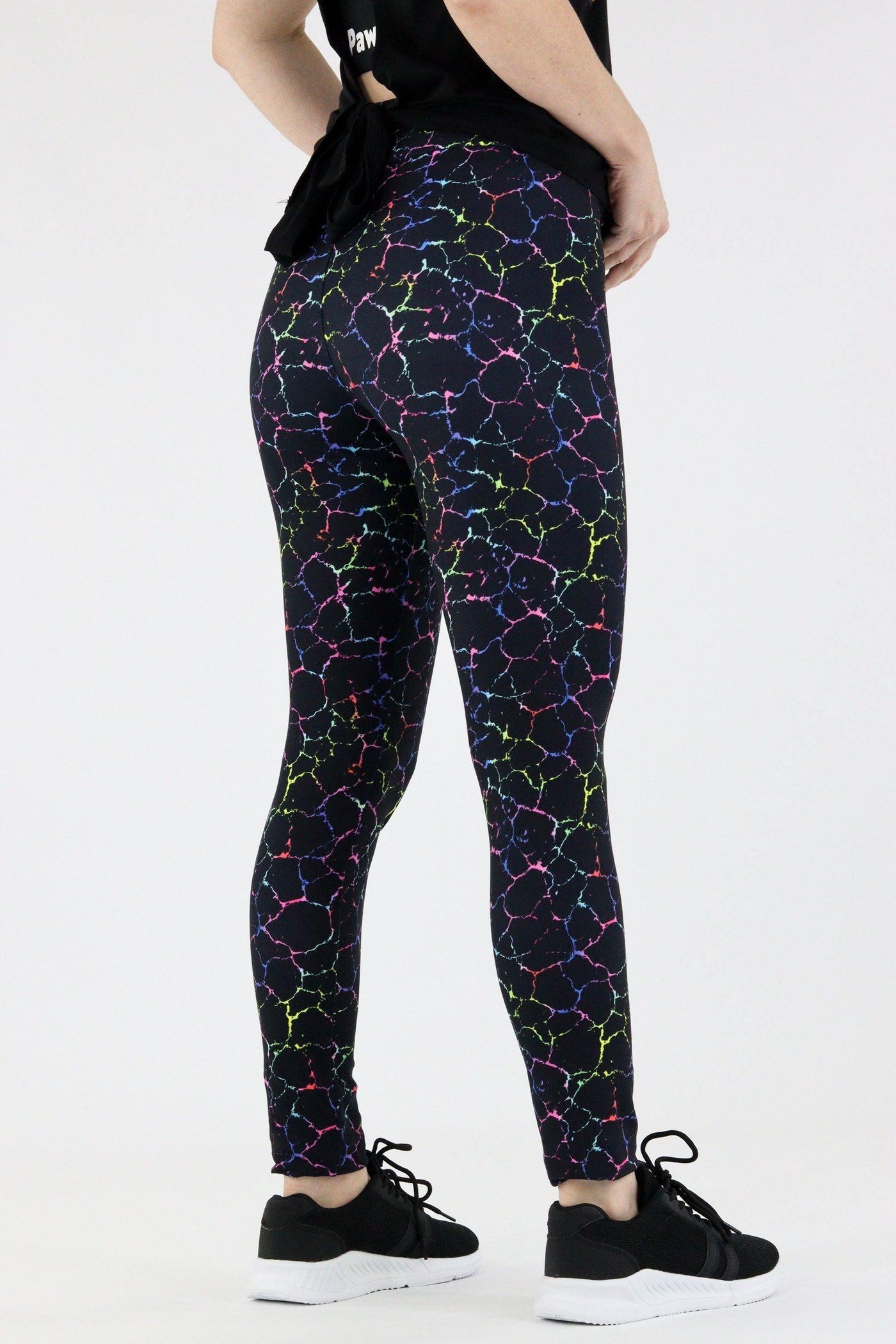 Rainbow Marble - Casual - Long Full Leggings