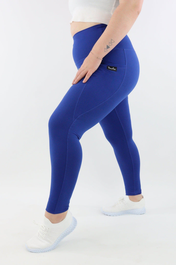 Royal Blue - Hybrid 2.0 - Leg Pockets - Full Leggings Hybrid Full Leggings Pawlie   