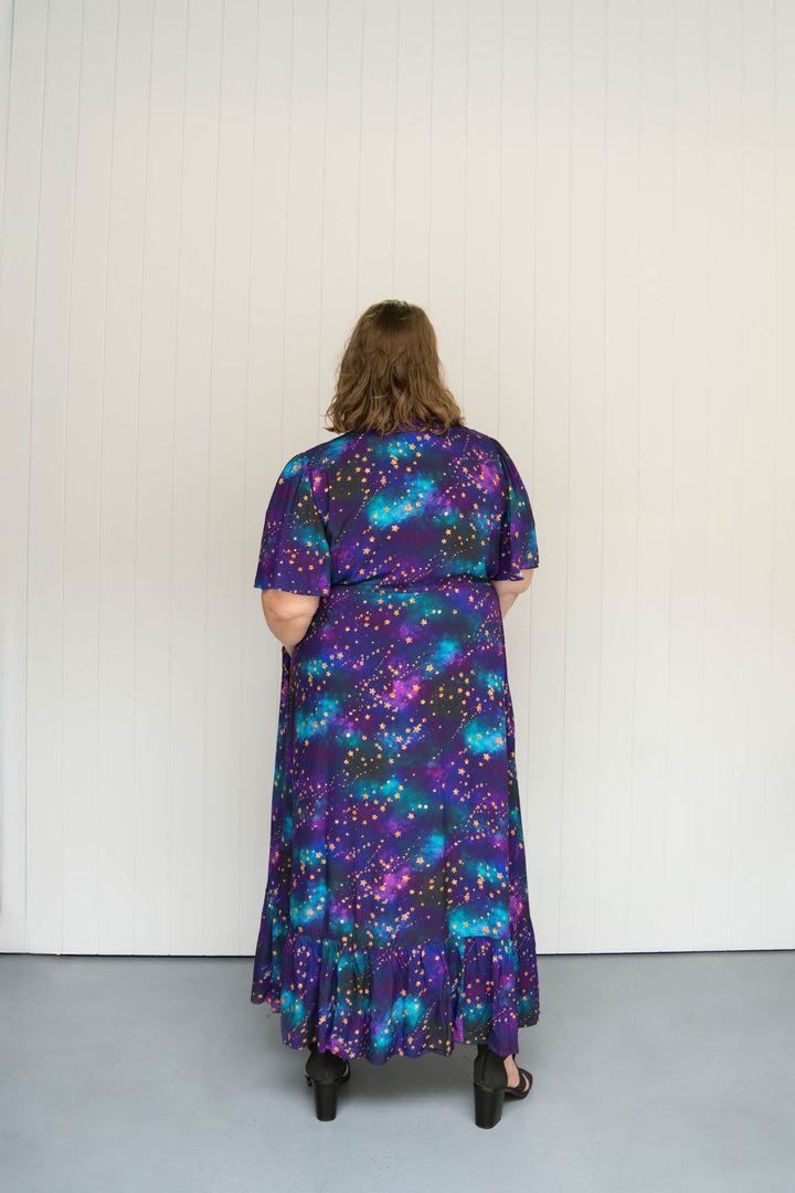 Dahlia Maxi Dress - Universe Shimmer