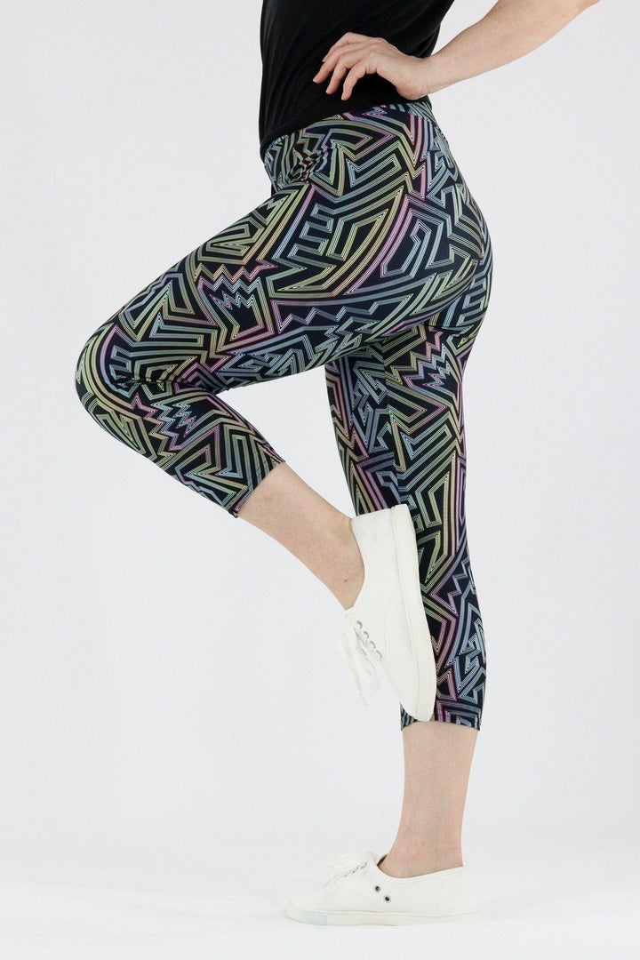 80s Vibe - Casual Capri Leggings Casual Capri Leggings Pawlie   