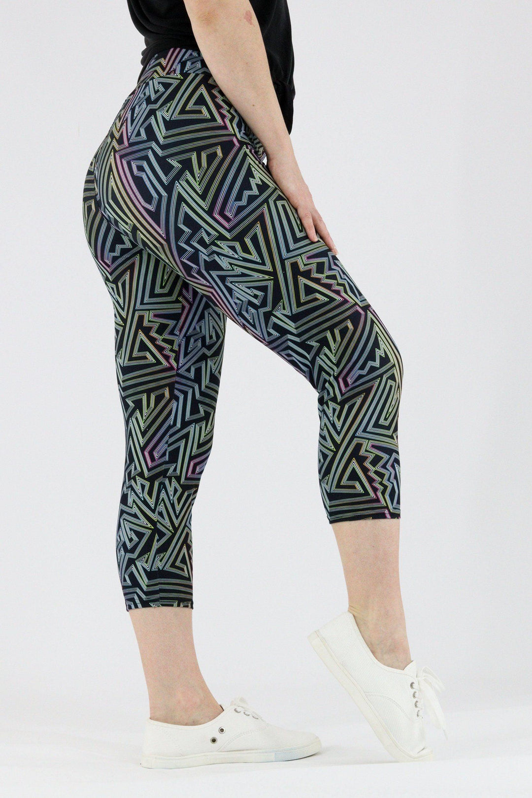 80s Vibe - Casual Capri Leggings Casual Capri Leggings Pawlie   