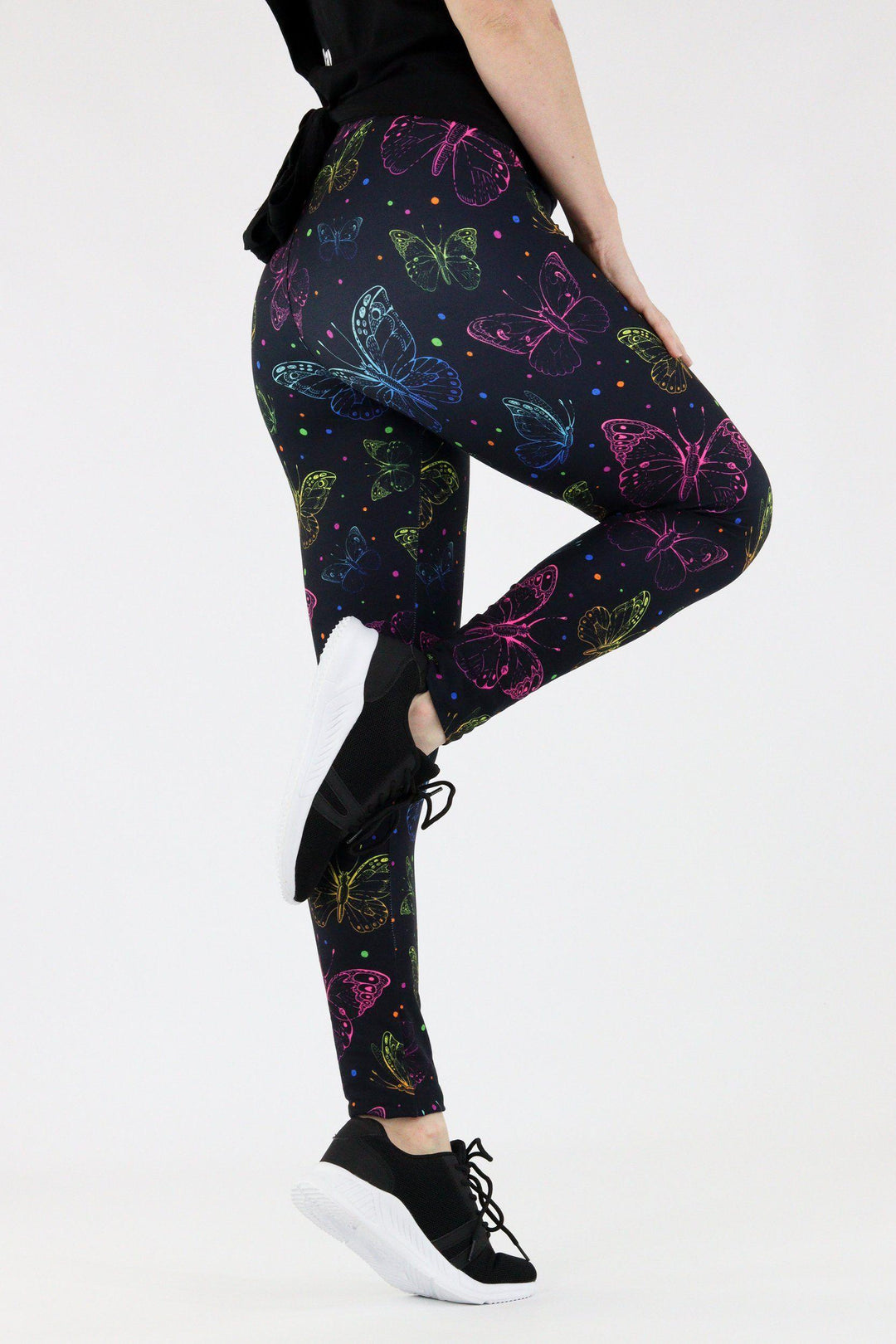 Radiant Butterfly - Casual Leggings Casual Full Leggings Pawlie   