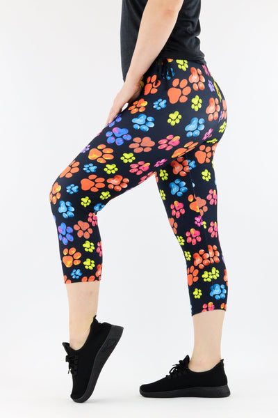 Paw Pigment - Casual Capri Leggings Casual Capri Leggings Pawlie   