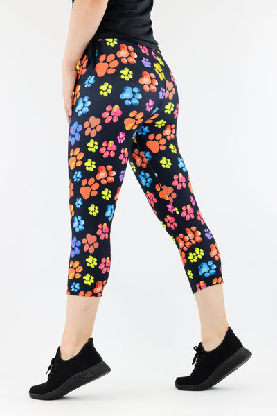 Paw Pigment - Casual Capri Leggings Casual Capri Leggings Pawlie   