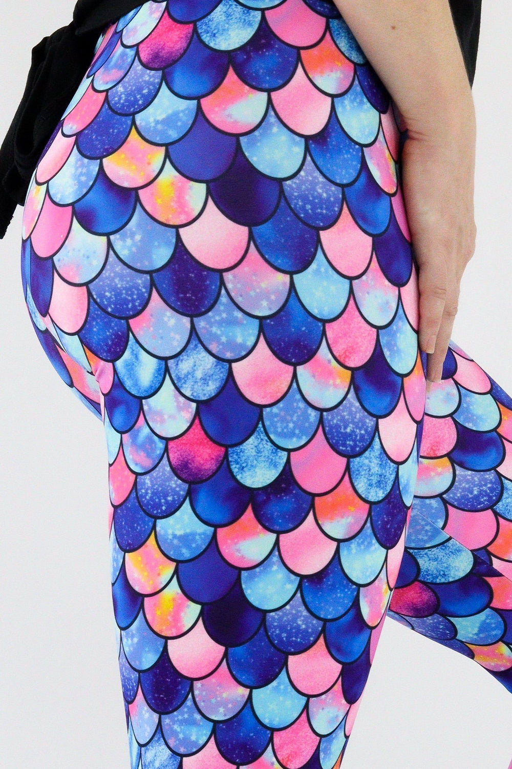 Mermaid For Each Other - Casual - Capri Leggings Casual Capri Leggings Pawlie   