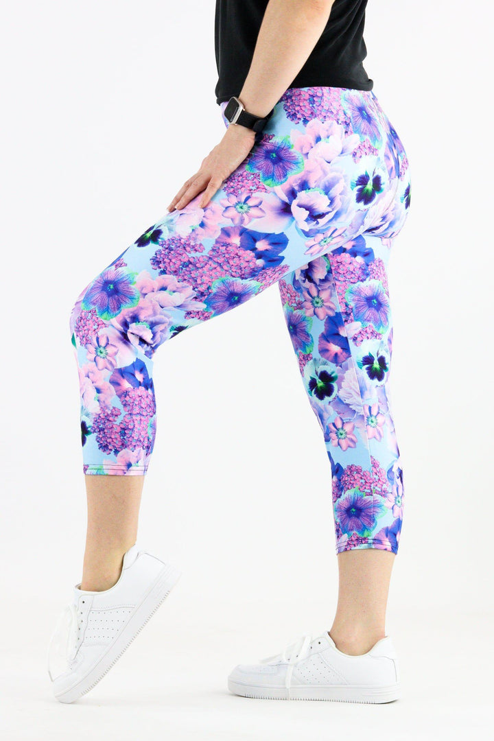 Bliss Bloom - Casual Capri Leggings Casual Capri Leggings Pawlie   
