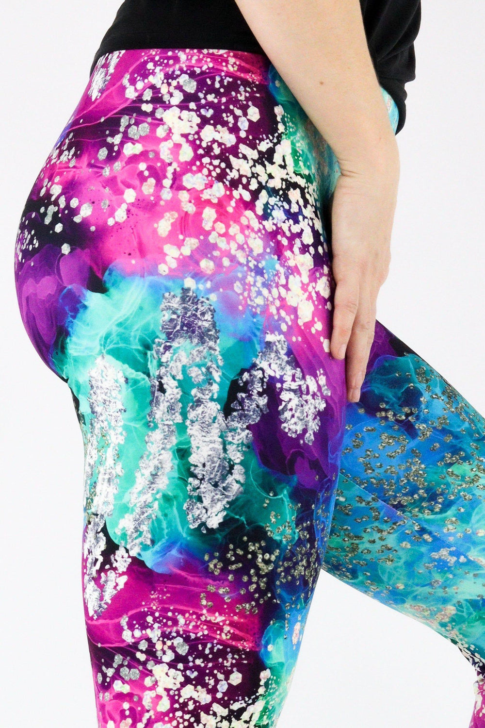 Sprinkle of Glitter - Casual - Long Full Leggings Casual Full Leggings Pawlie   