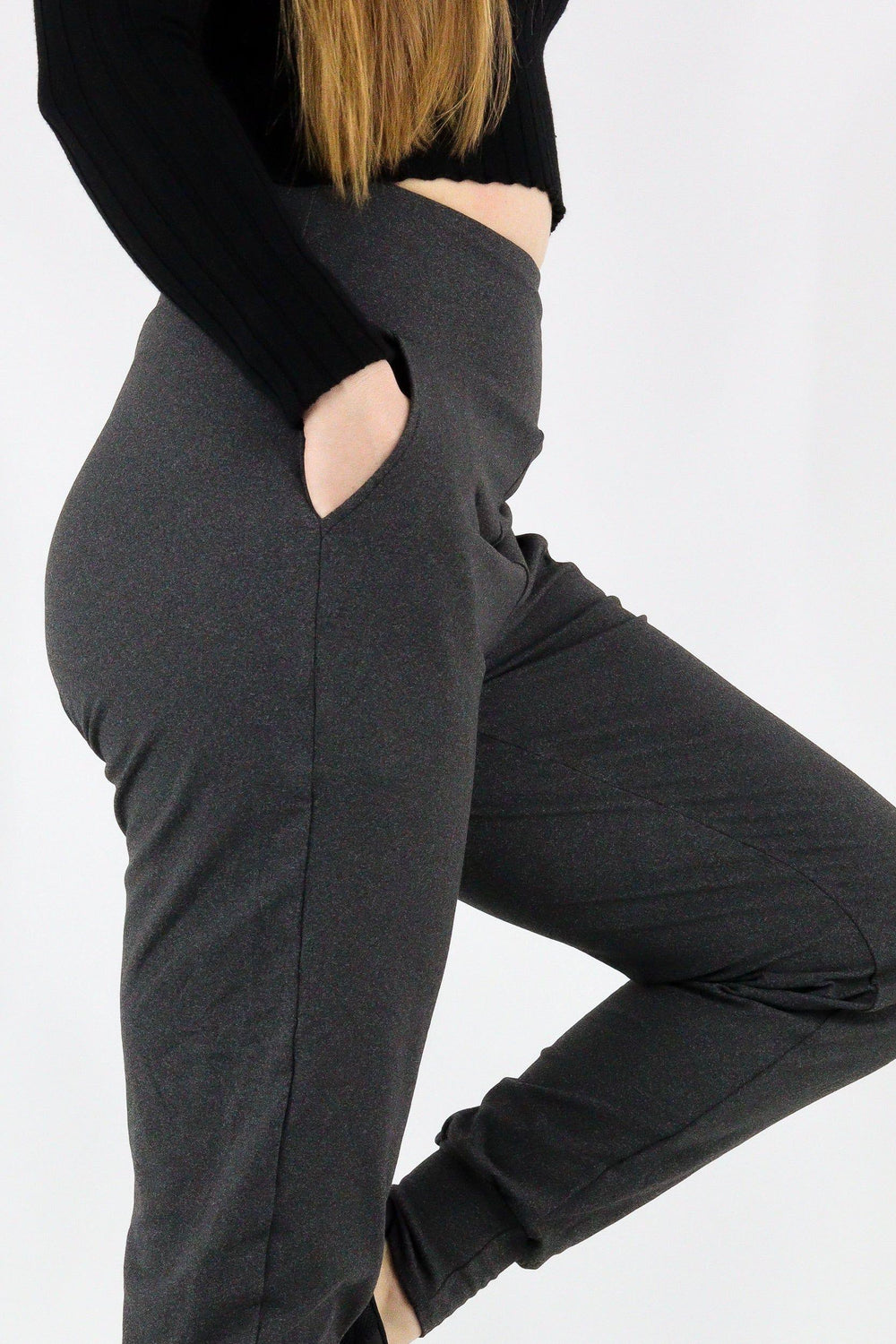 Dark Heather Grey - Hybrid 'Soft' Pocket Joggers 1.0 Hybrid Joggers Pawlie   