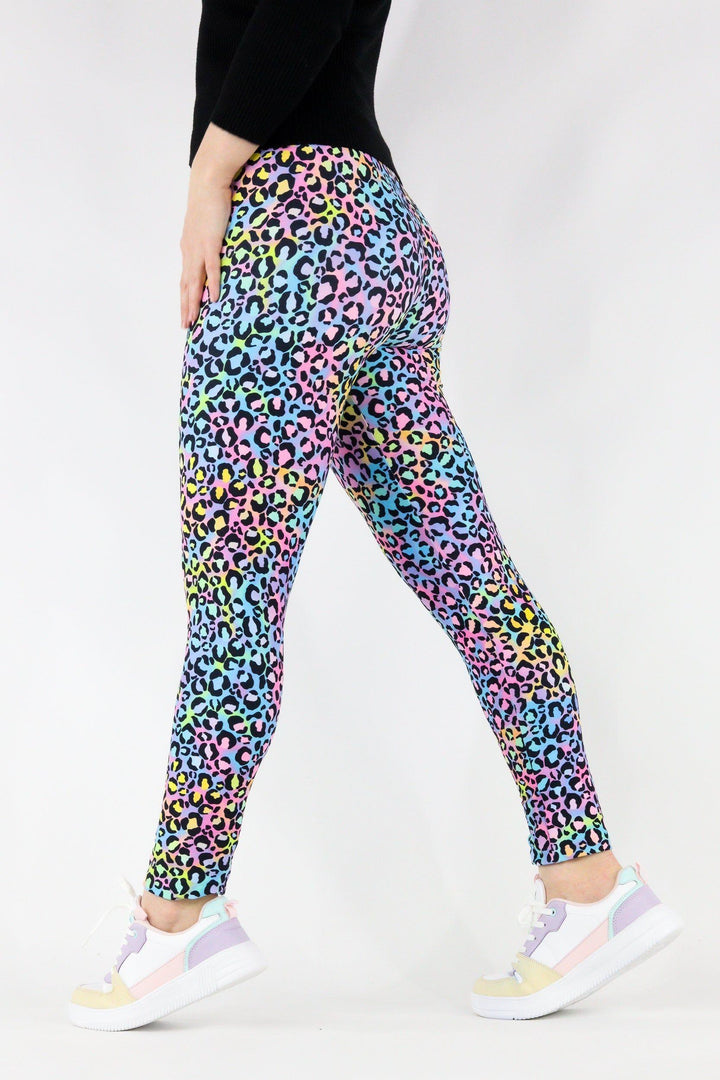 Vivid Leopard - Casual Full Leggings Casual Full Leggings Pawlie   