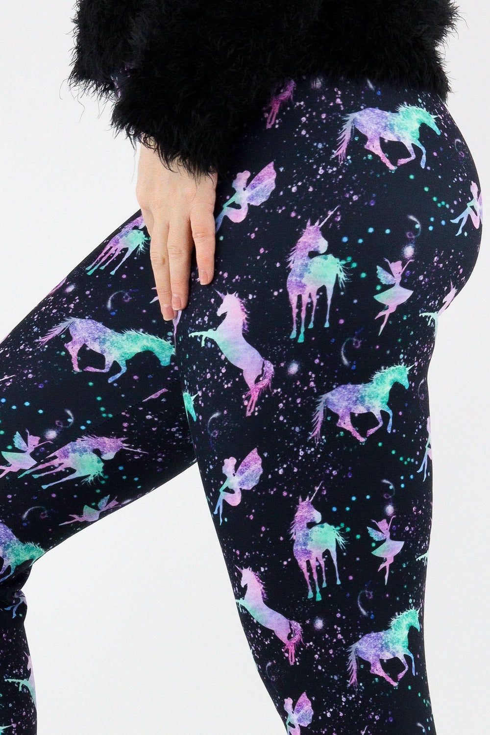 Unicorns & Fairies - Casual Capri Leggings Casual Capri Leggings Pawlie   