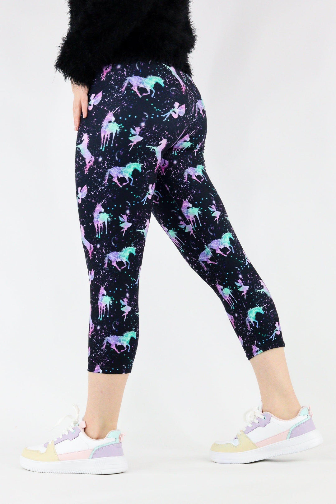 Unicorns & Fairies - Casual Capri Leggings Casual Capri Leggings Pawlie   