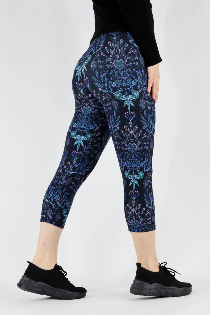 Spiritual Awakening - Casual Capri Leggings Casual Capri Leggings Pawlie   