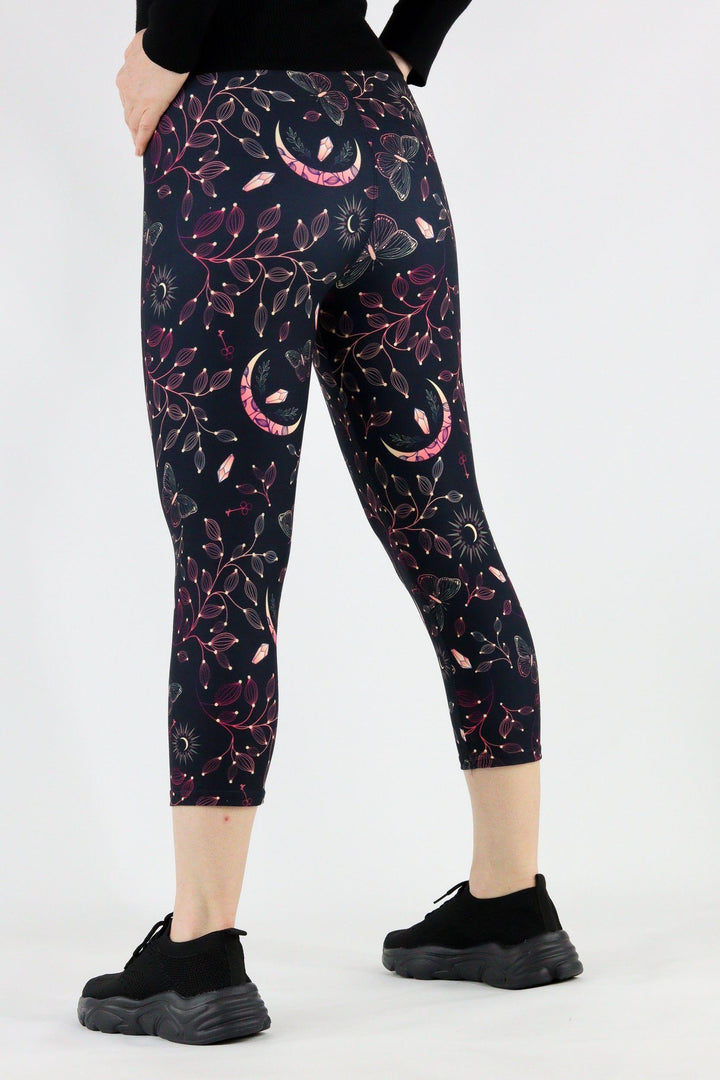 Mystical Fortunes - Casual Capri Leggings Casual Capri Leggings Pawlie   