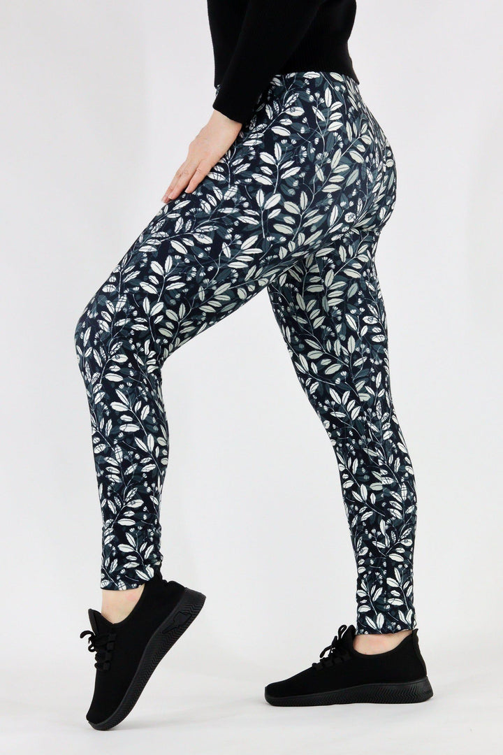 Leaf Trail - Casual - Long Full Leggings Casual Full Leggings Pawlie   