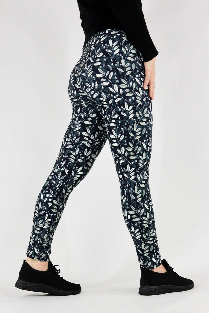 Leaf Trail - Casual - Long Full Leggings Casual Full Leggings Pawlie   