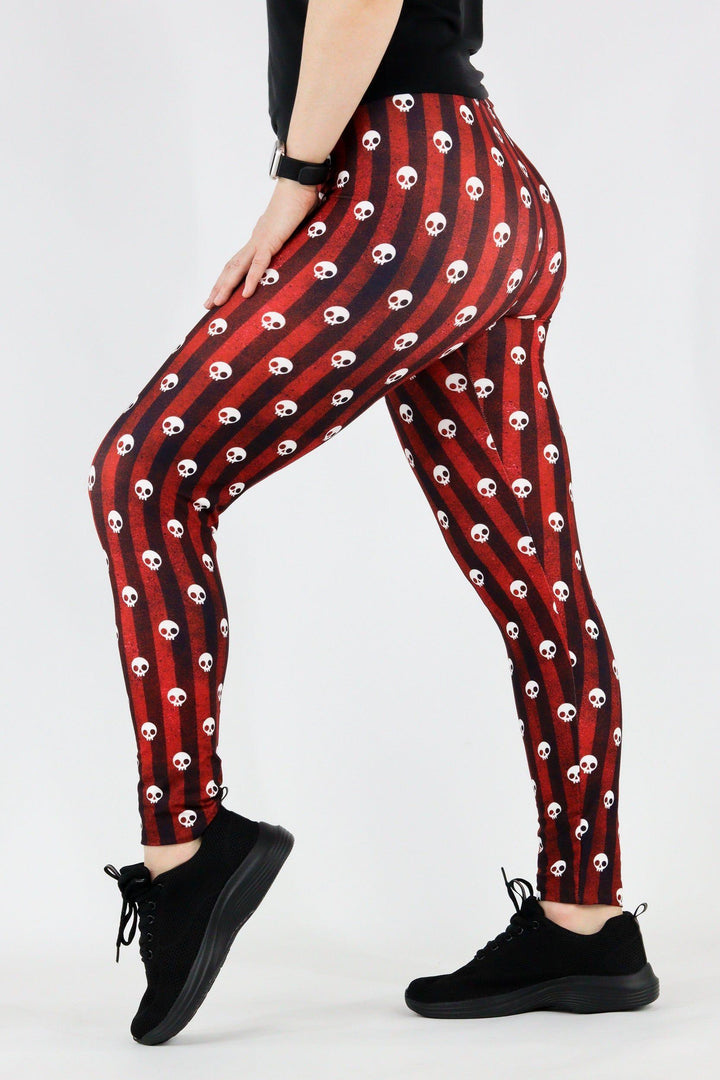 Deadly Shimmers - Casual - Long Full Leggings Casual Full Leggings Pawlie   