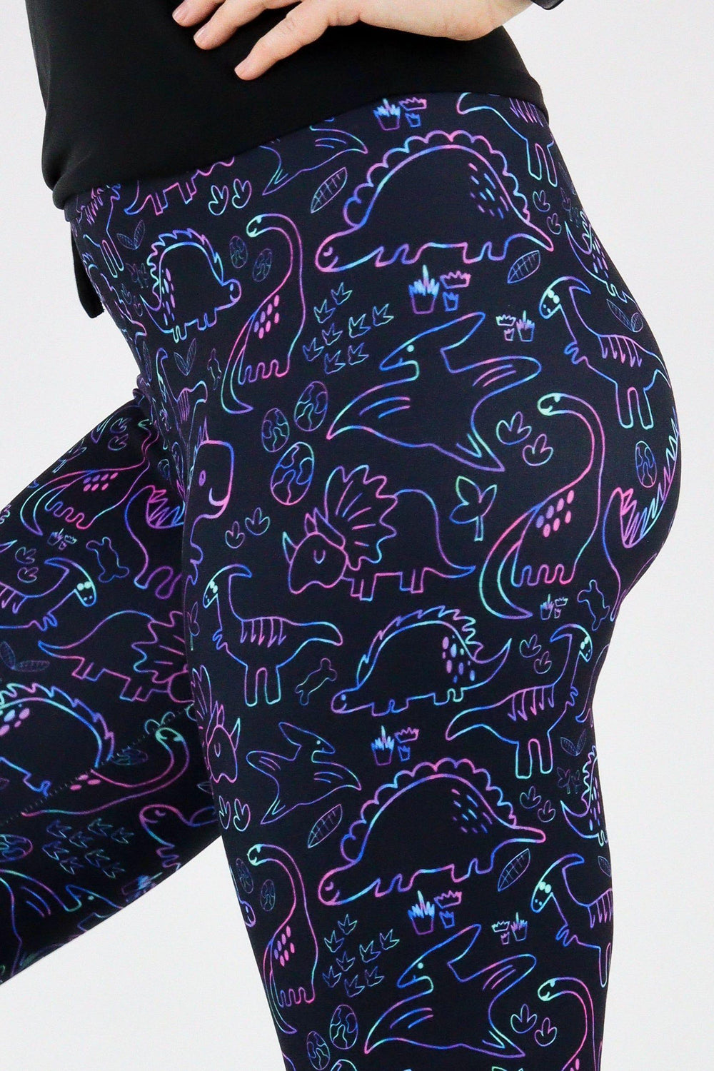 Dinosaur Party - Casual Full Leggings Casual Full Leggings Pawlie   