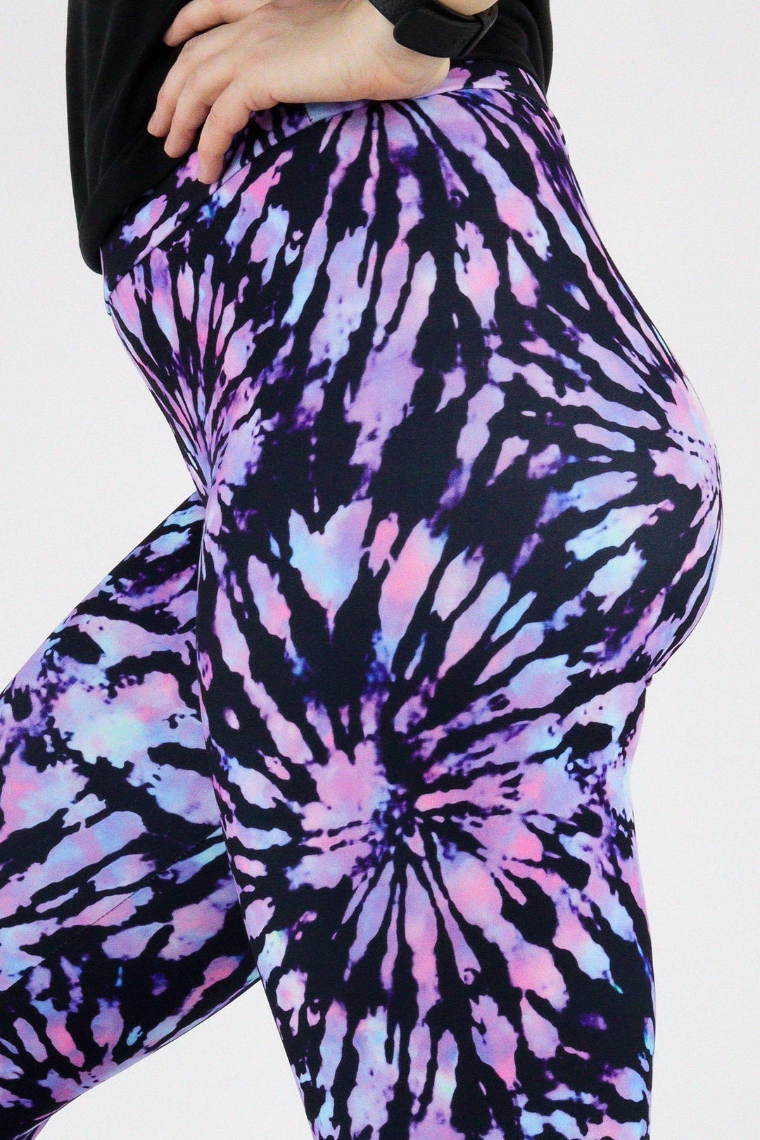 Iridescent Tie Dye - Casual - Long Full Leggings Casual Full Leggings Pawlie   