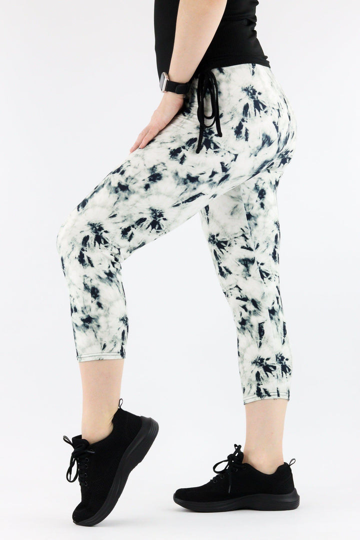 Tie Dye Tornado - Casual Capri Leggings Casual Capri Leggings Pawlie   