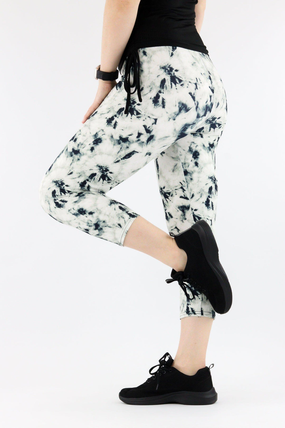 Tie Dye Tornado - Casual Capri Leggings Casual Capri Leggings Pawlie   