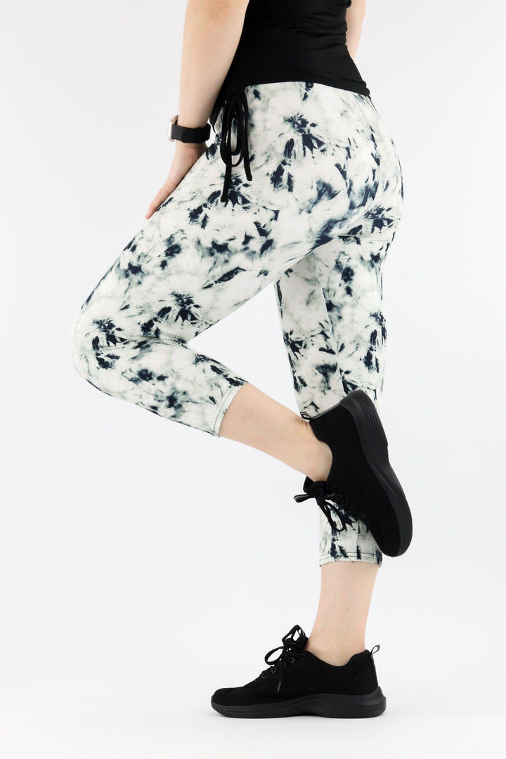 Tie Dye Tornado - Casual Capri Leggings Casual Capri Leggings Pawlie   