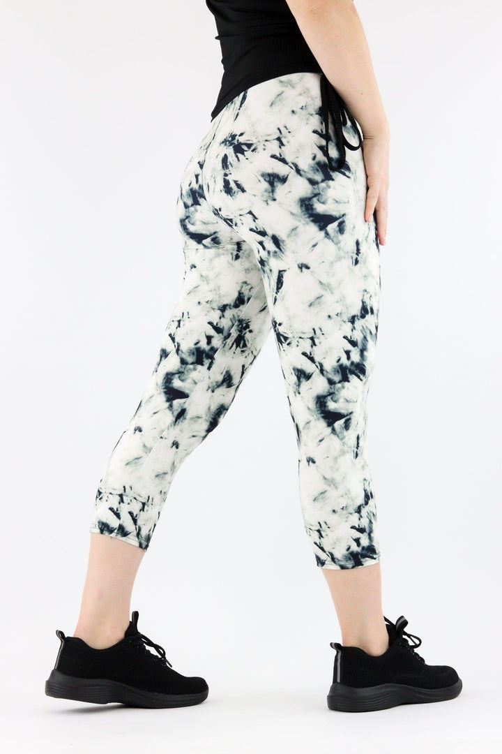 Tie Dye Tornado - Casual Capri Leggings Casual Capri Leggings Pawlie   